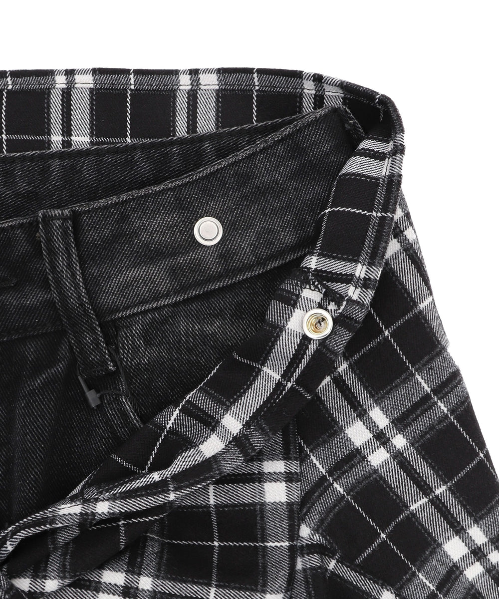 フェイクシャツスリーブデニム