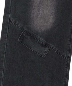 フェイクシャツスリーブデニム