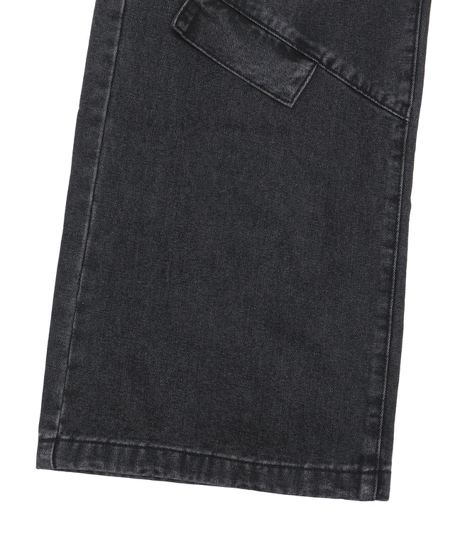 フェイクシャツスリーブデニム