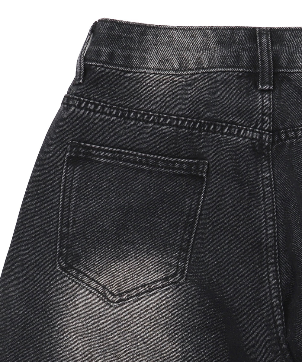 フェイクシャツスリーブデニム