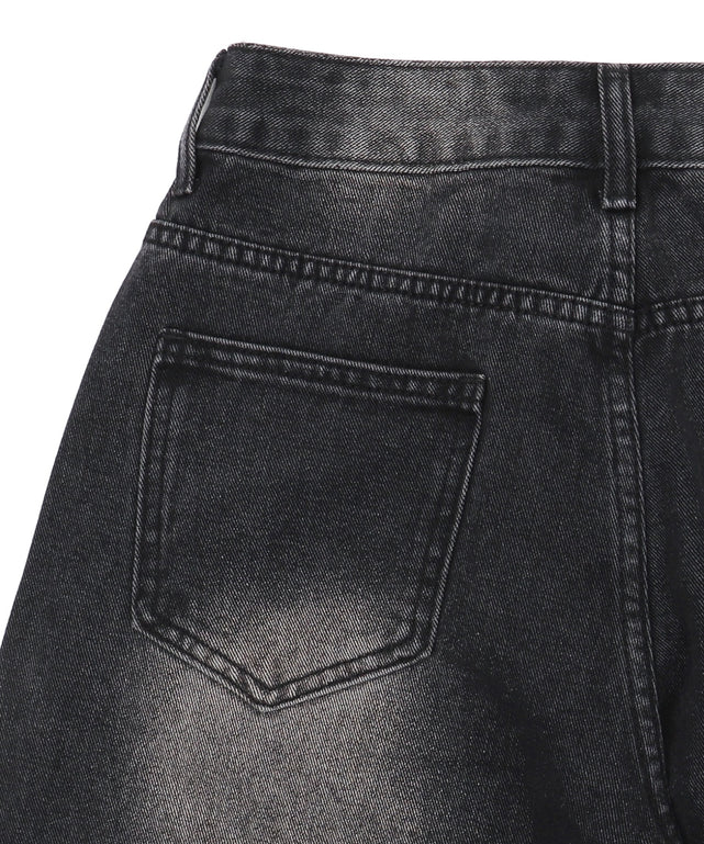 フェイクシャツスリーブデニム