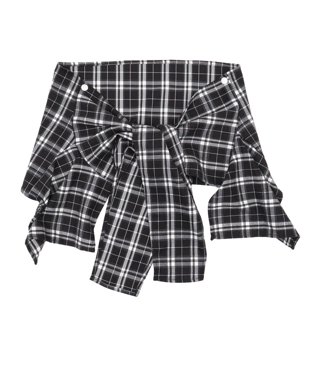 フェイクシャツスリーブデニム