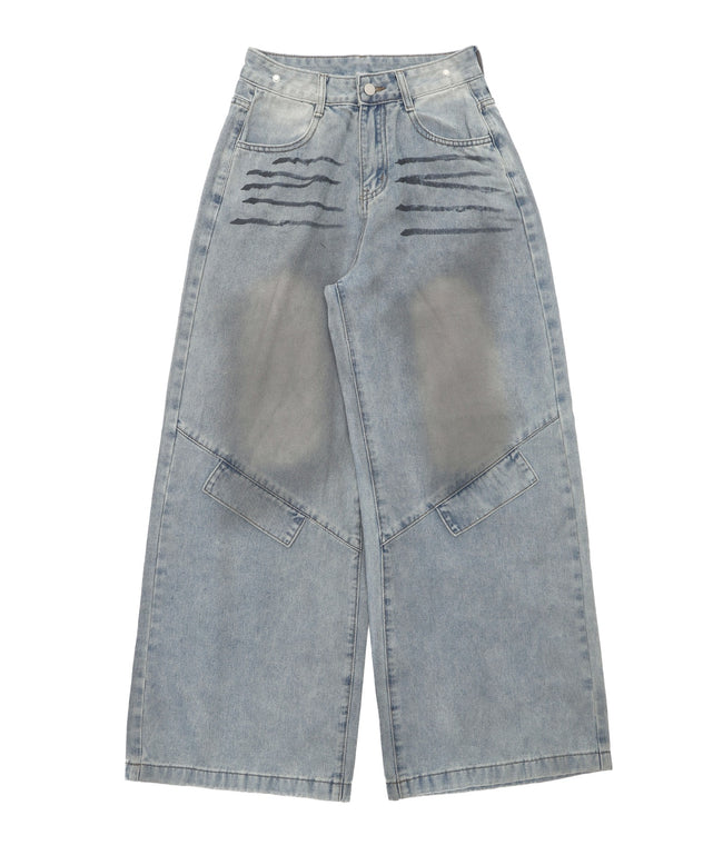 フェイクシャツスリーブデニム