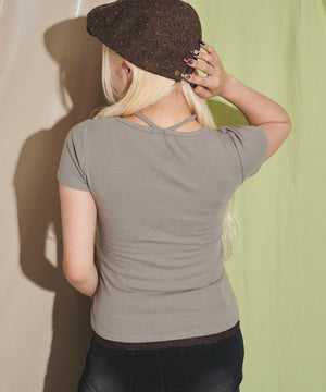 Lブラウン モデル：155cm F着用