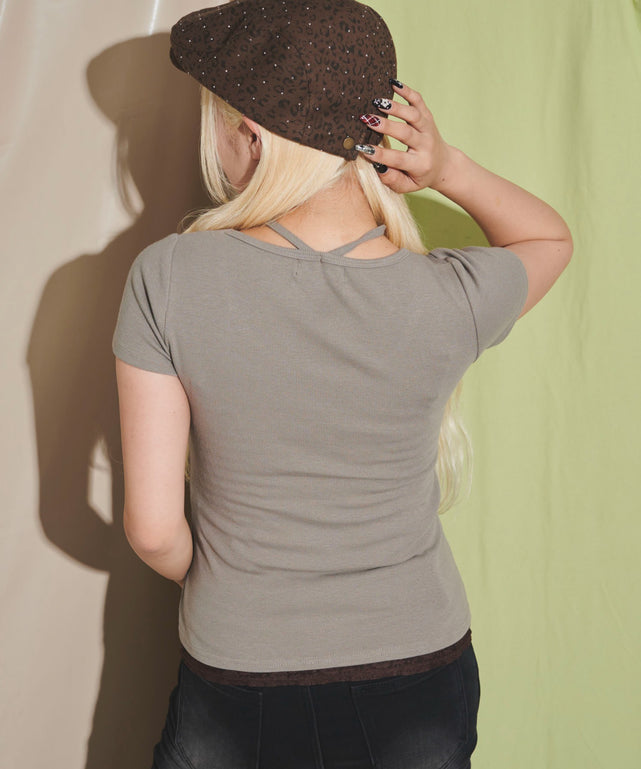 Lブラウン モデル：155cm F着用