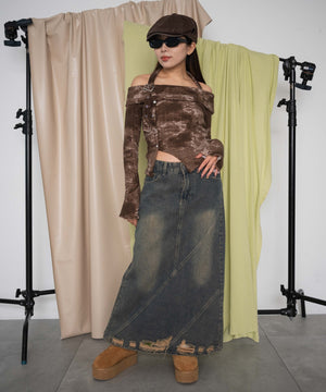 ブラウン モデル：155cm F着用