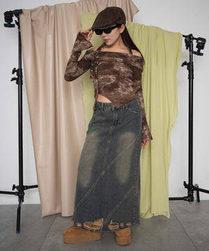 ブラウン モデル：155cm F着用