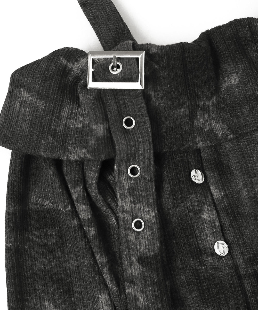 ホルターネックタイダイトップス