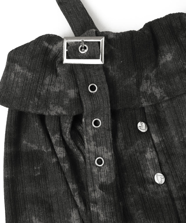 ホルターネックタイダイトップス