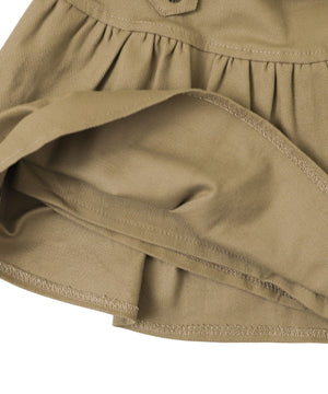 ベルト付きティアードミニスカパン