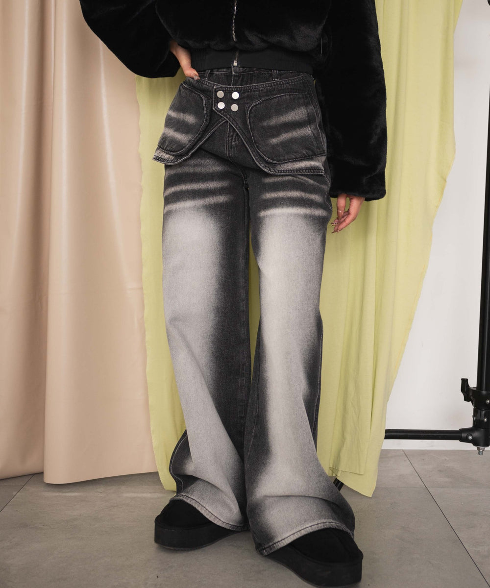 ブラック　モデル:155cm F着用