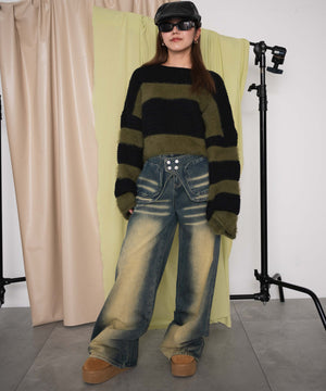 デニム　モデル:155cm F着用