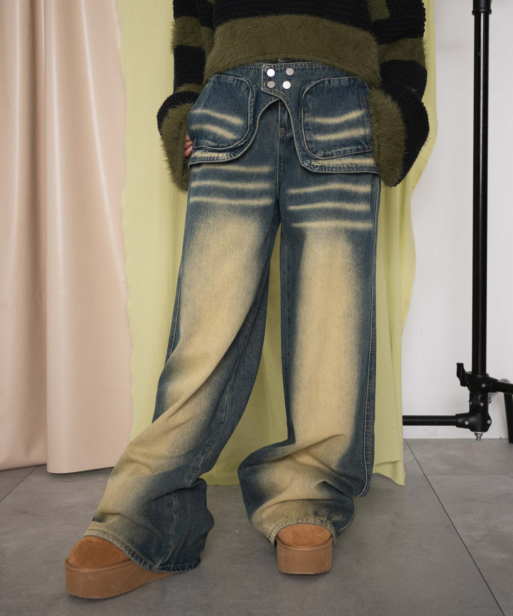 デニム　モデル:155cm F着用