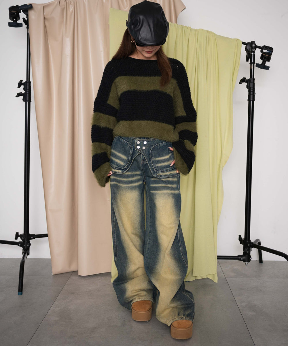 デニム　モデル:155cm F着用