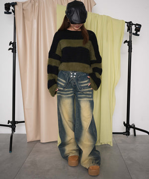 デニム　モデル:155cm F着用