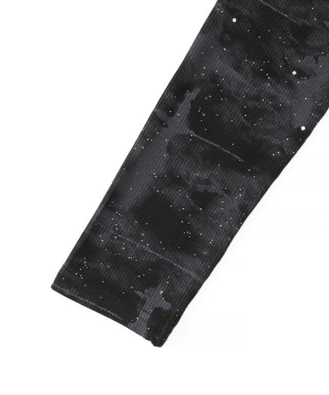 ブローチ付きWジップトップス