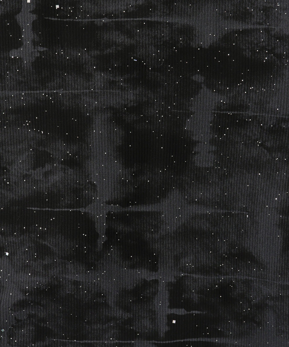 ブローチ付きWジップトップス