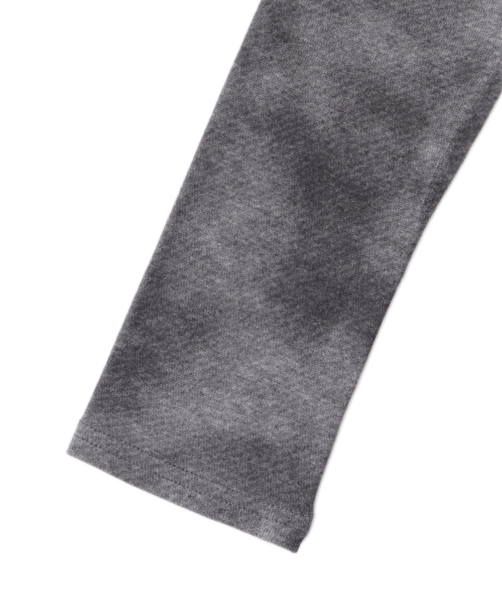 ハーフネックボタントップス