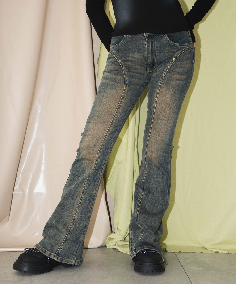 デニム　モデル:155cm　F着用