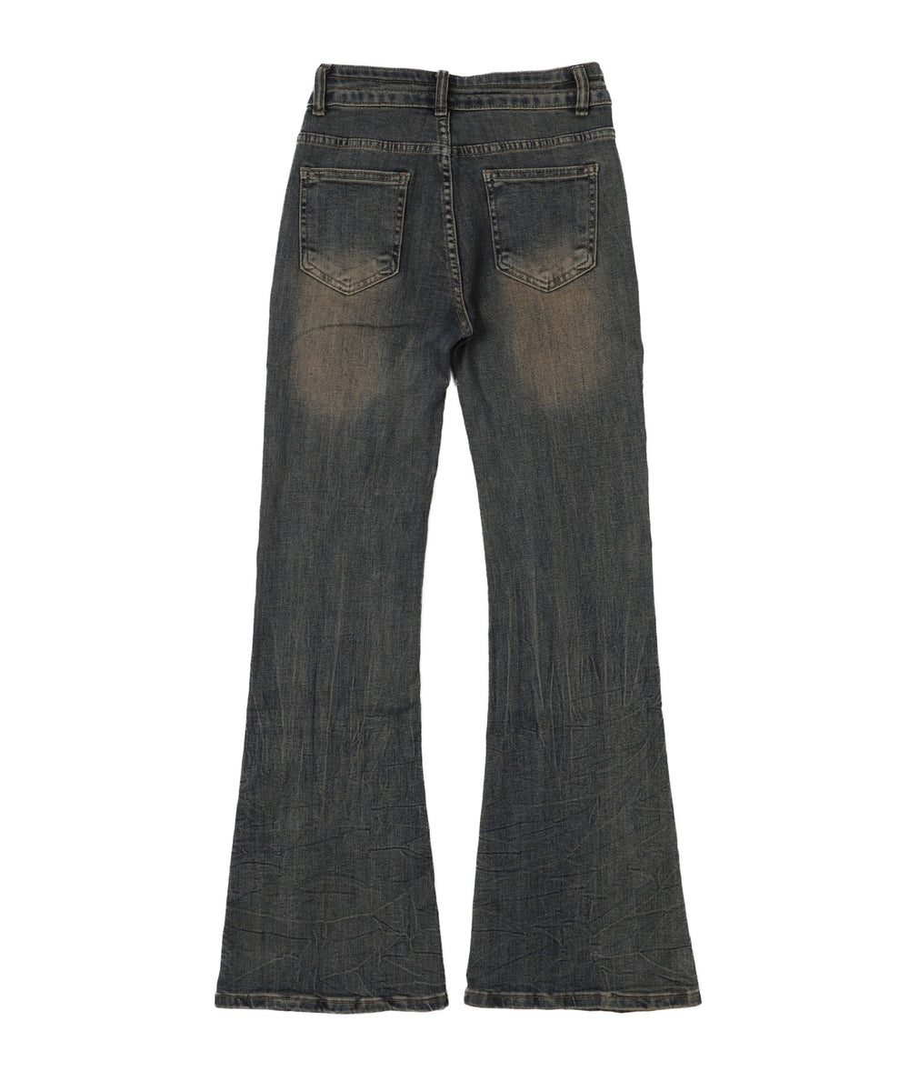 スタッズフレアデニム