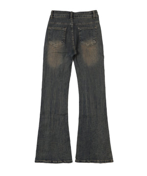 スタッズフレアデニム