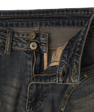 スタッズフレアデニム