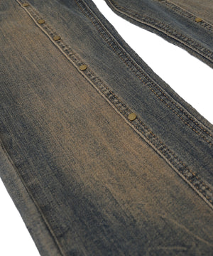 スタッズフレアデニム