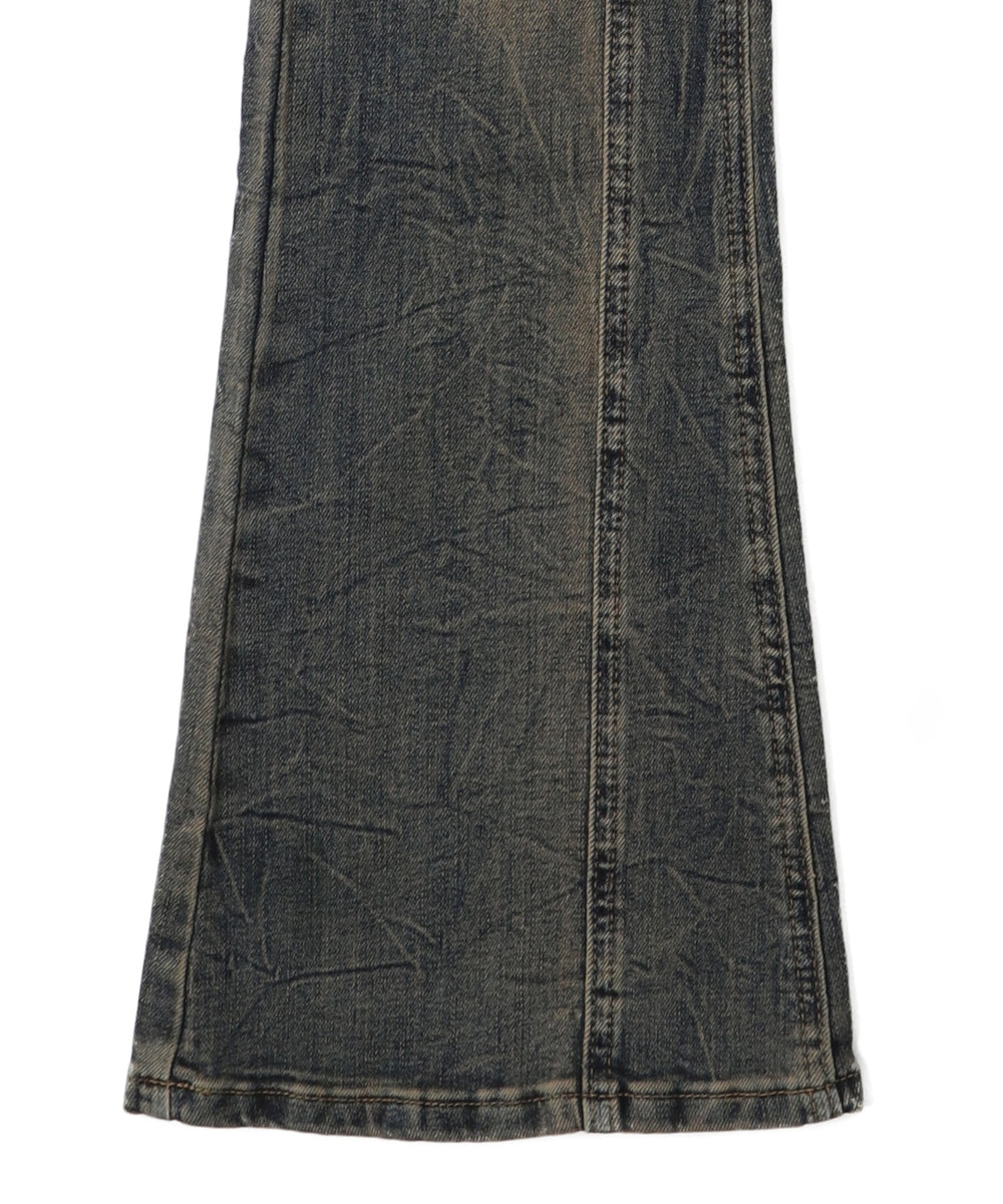 スタッズフレアデニム