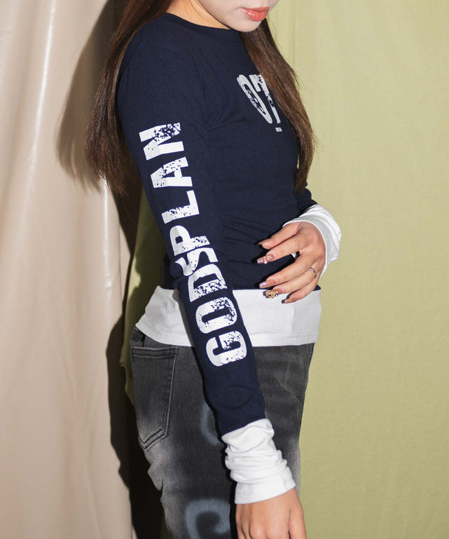 ネイビー　モデル:155cm　F着用