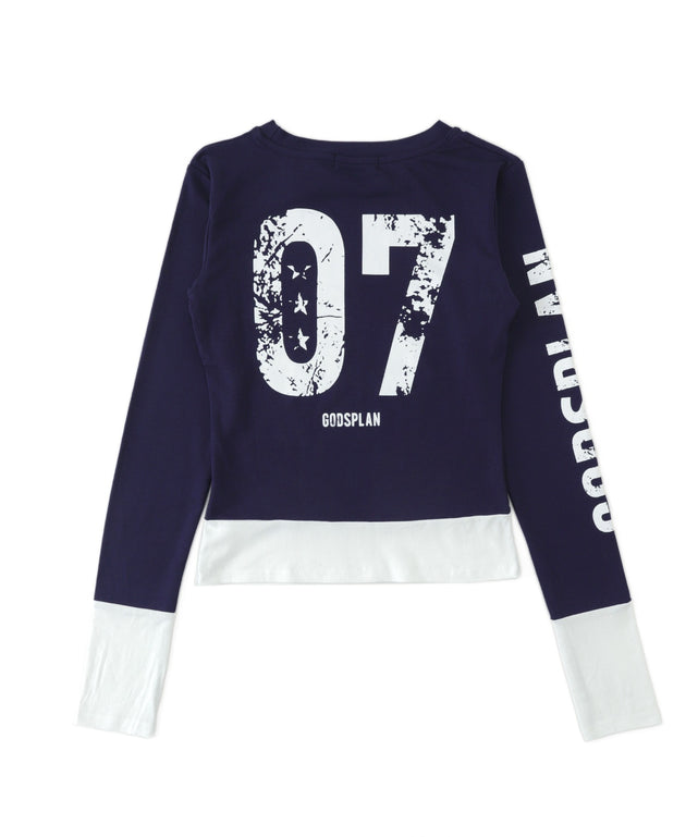 ナンバリングレイヤードトップス