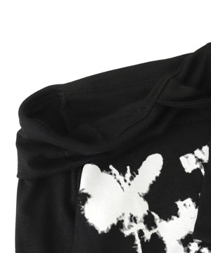 Wジップグラフィックオフショルトップス