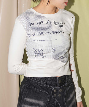 ホワイトアイボリー　モデル:155cm　F着用