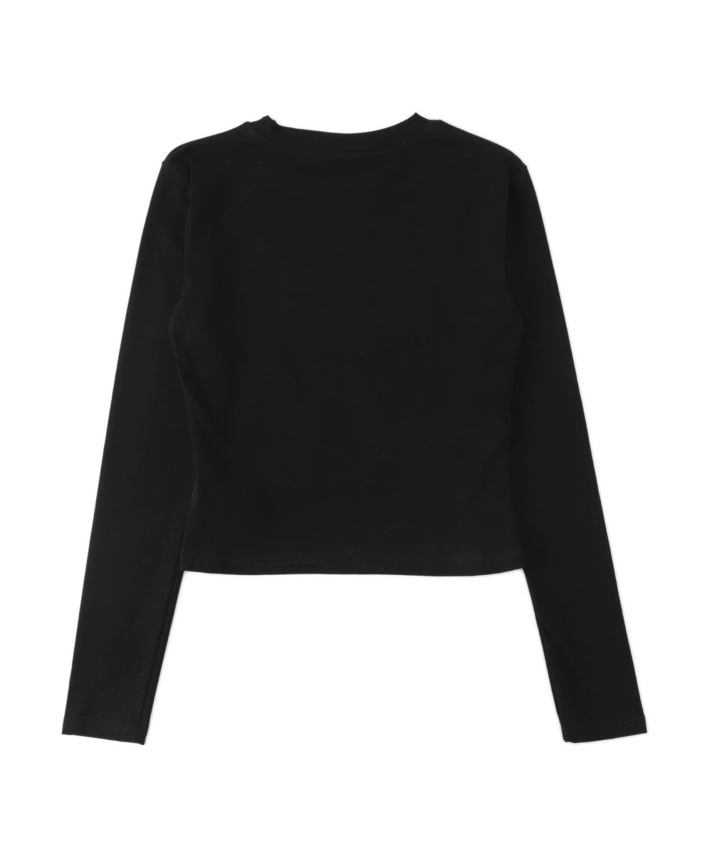 切替デザインレタリングトップス