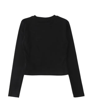 切替デザインレタリングトップス