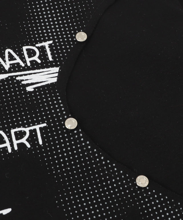 切替デザインレタリングトップス