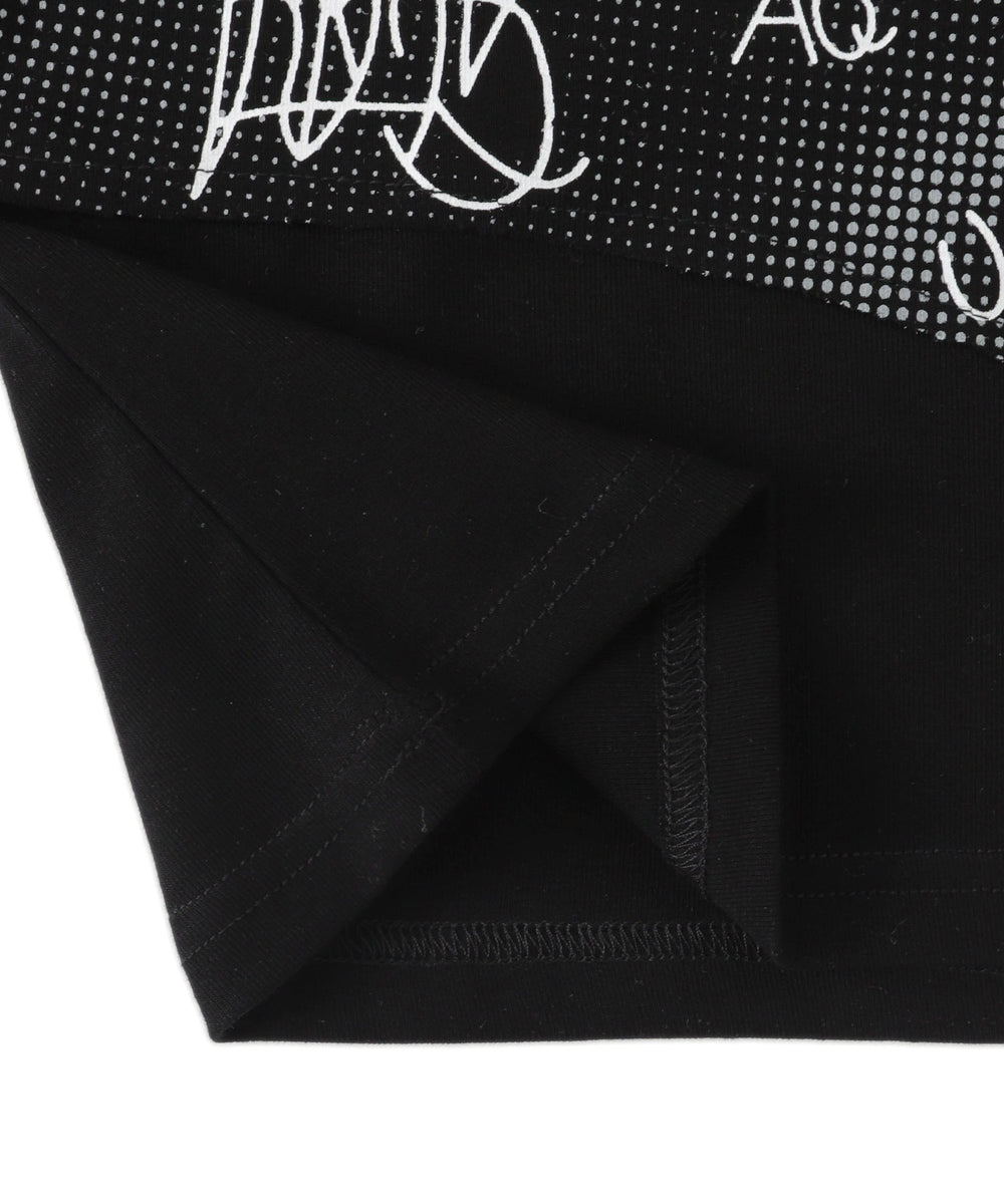 切替デザインレタリングトップス