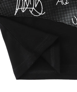 切替デザインレタリングトップス