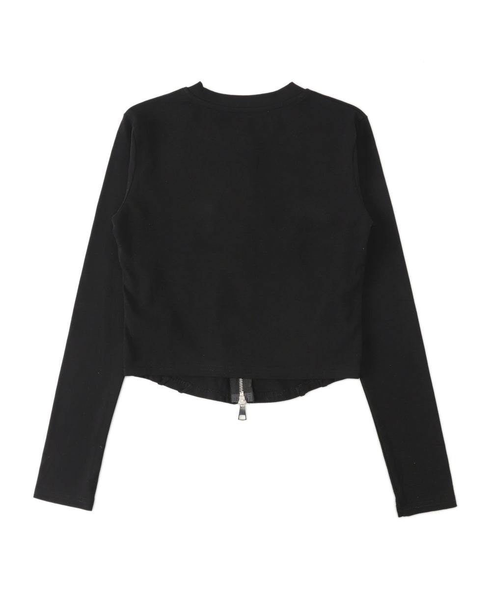 Wジップドームスタッズトップス