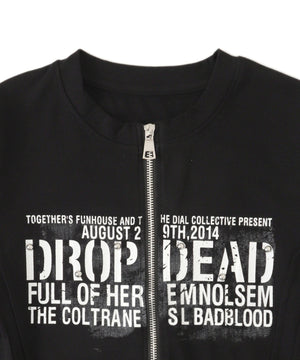 Wジップドームスタッズトップス