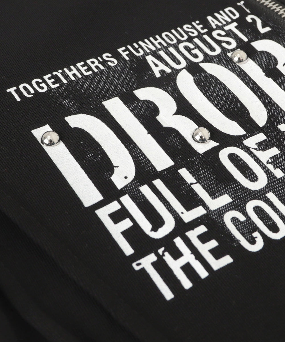 Wジップドームスタッズトップス