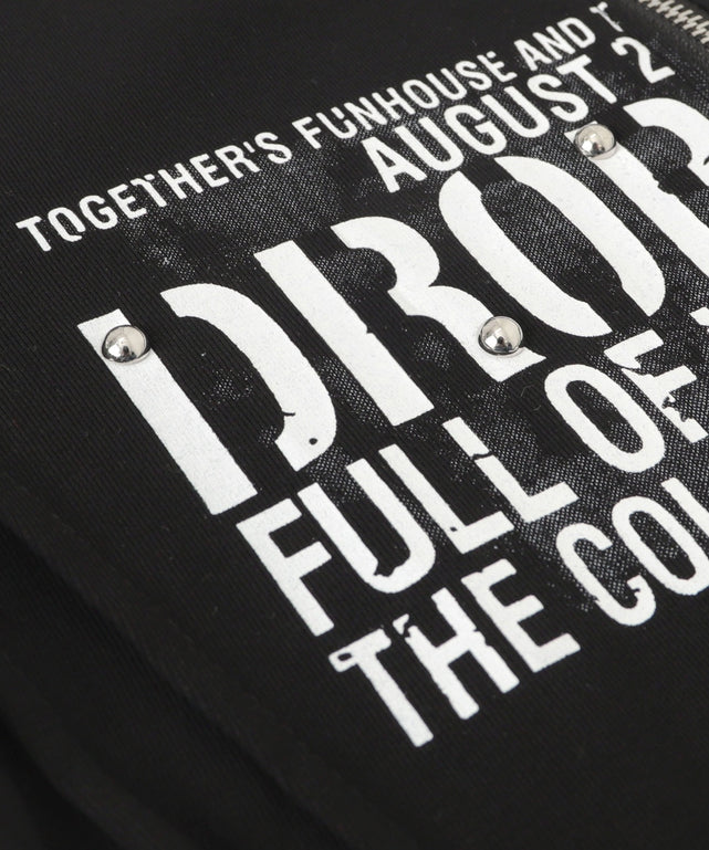 Wジップドームスタッズトップス