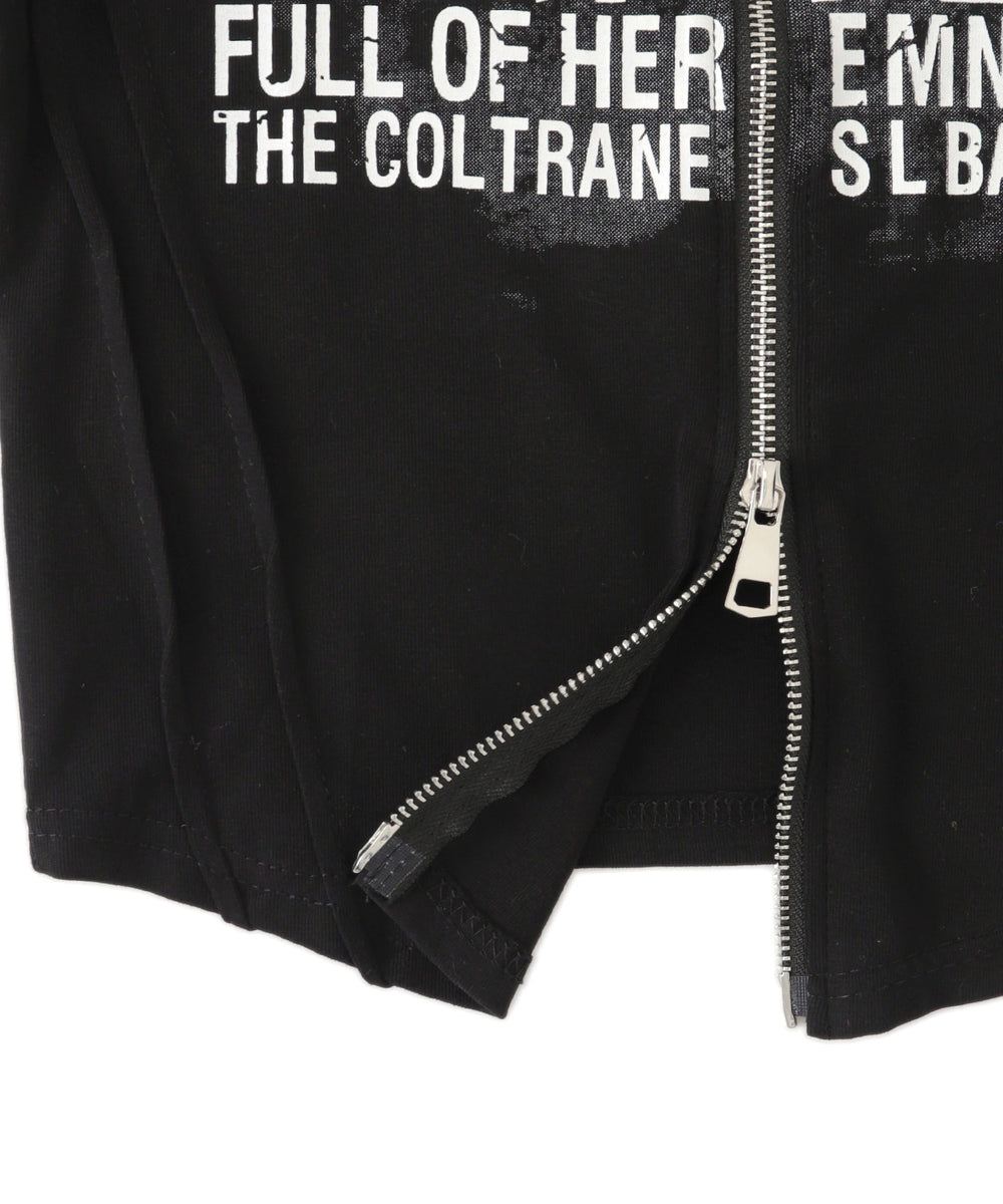 Wジップドームスタッズトップス