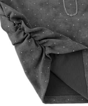 ビジューバタフライチェーントップス