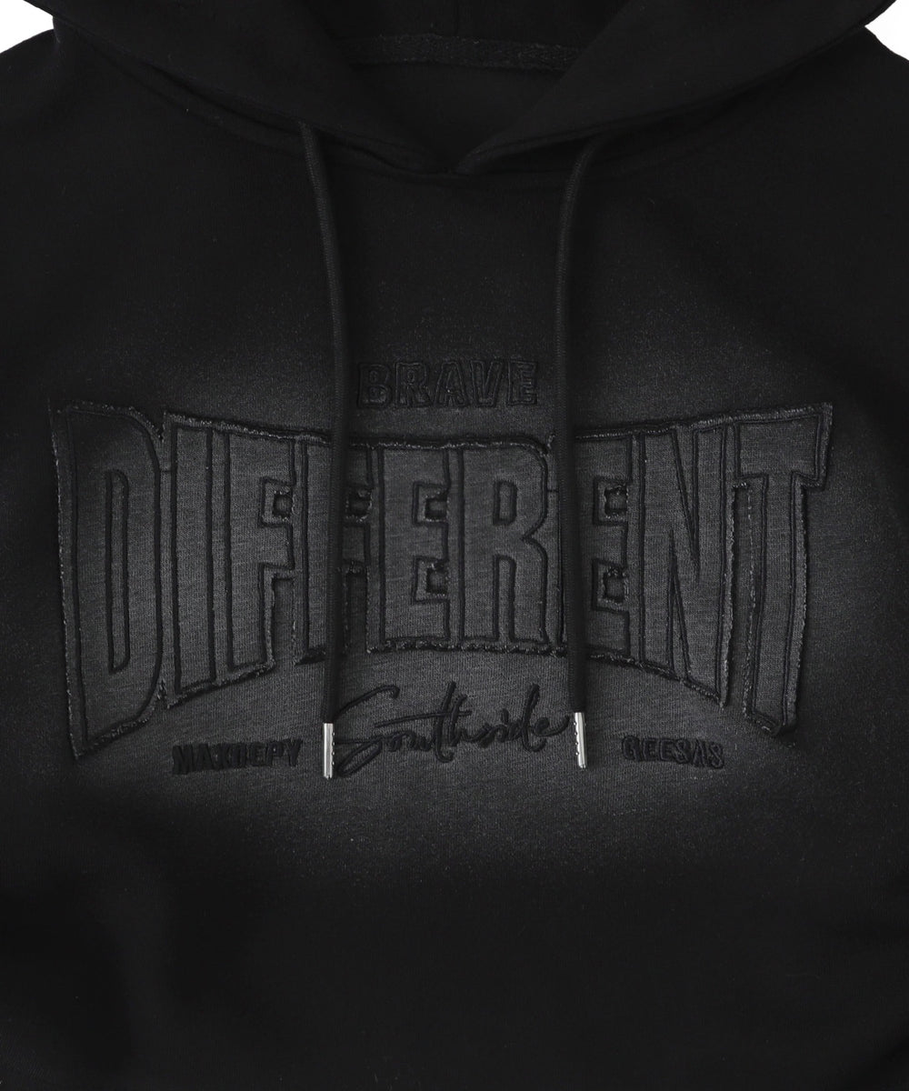 サイドギャザーグラデーションパーカー