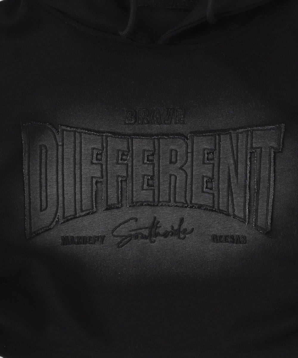 サイドギャザーグラデーションパーカー