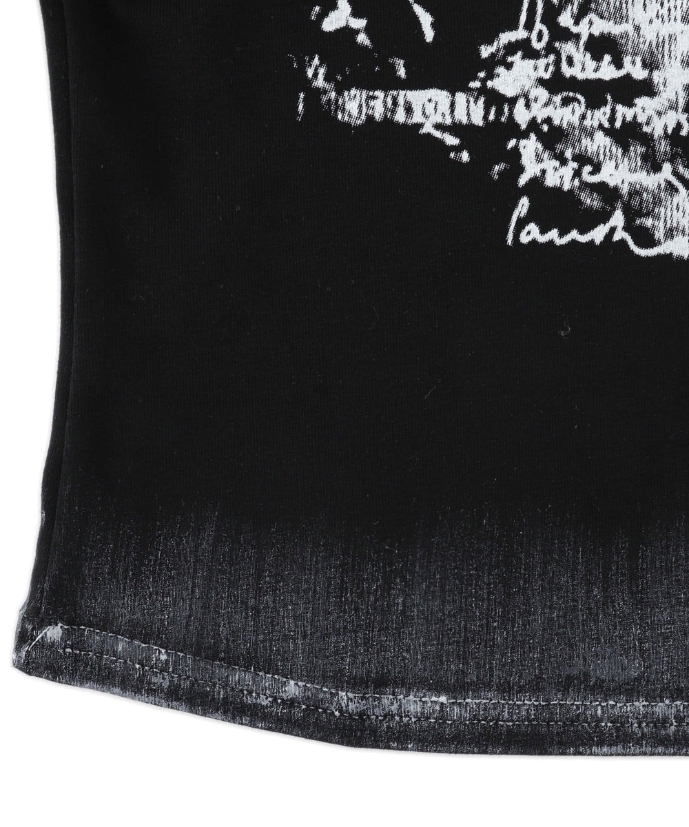 ワンショルダーグラフィックロンT