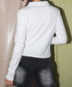 ホワイト　モデル:155cm F着用