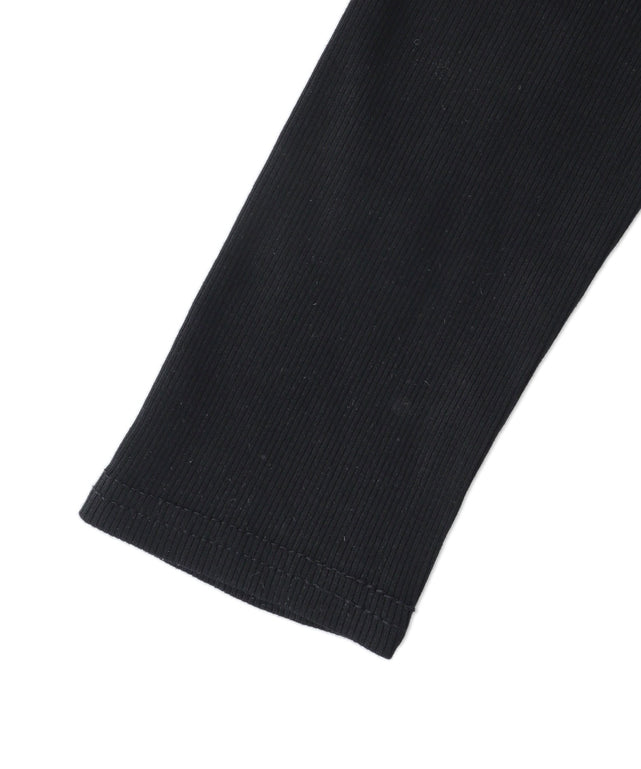 レタリングブリーチクロップドトップス