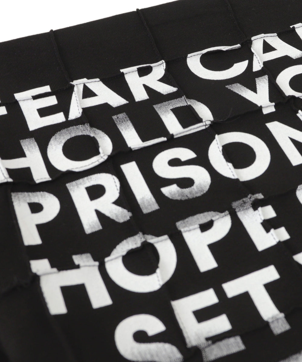 メッセージオフショルトップス