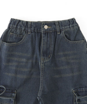 スターポケットデニムパンツ